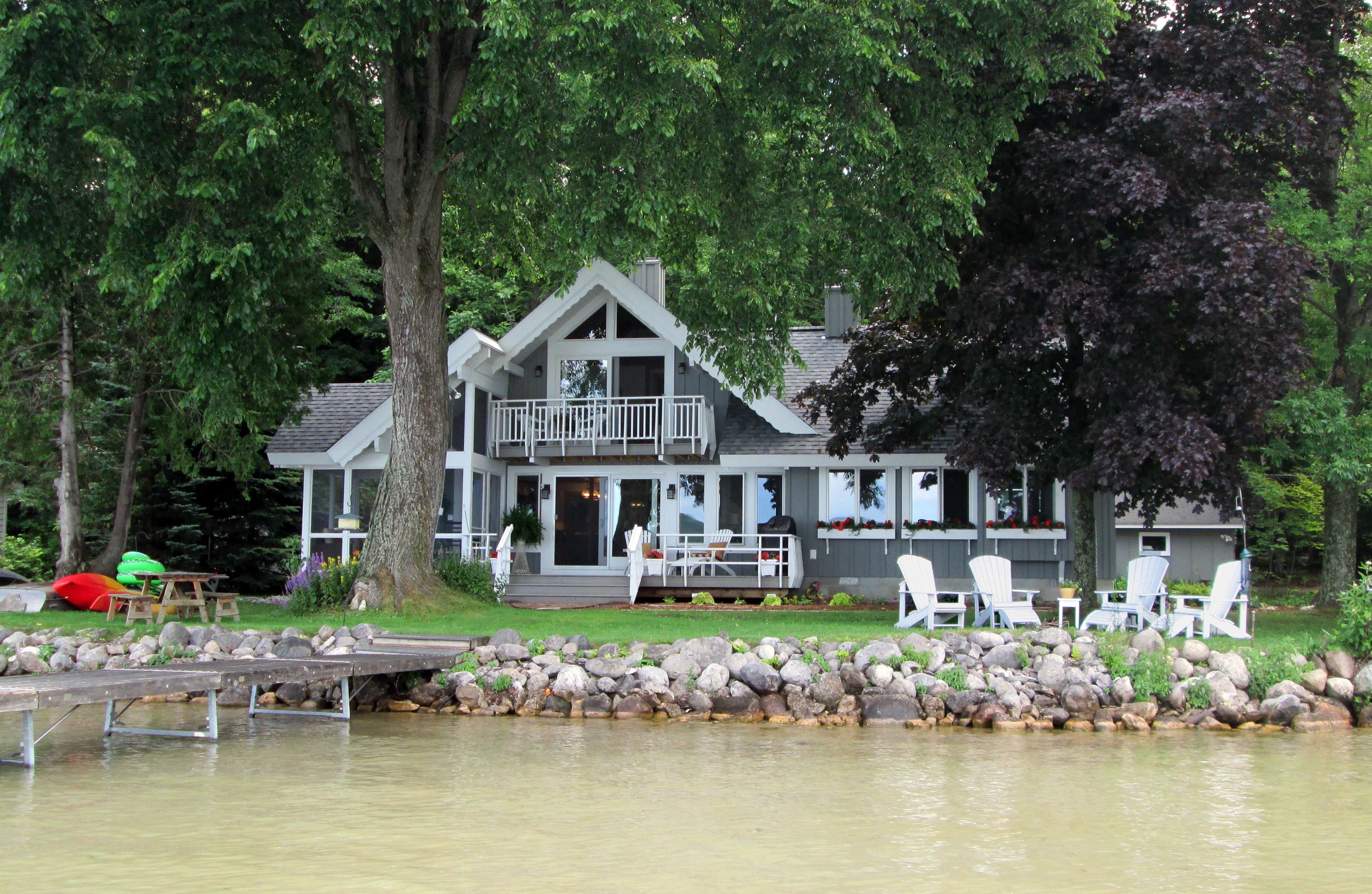 House on Glen Lake in Northern Michigan